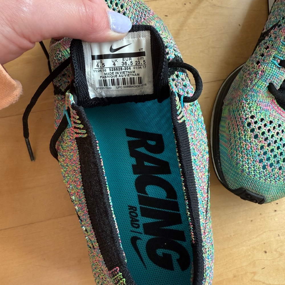 Nike Multicolor Flyknit Racers - Picture 5 of 5